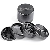4-Piece Zinc Alloy 2'' Tobacco Herb Grinder -54 Razor Sharp Teeth Guarantee A Smooth, Easy Grind Every Time - Durable, Long-Lasting and Backed By A LIFETIME Guarantee!