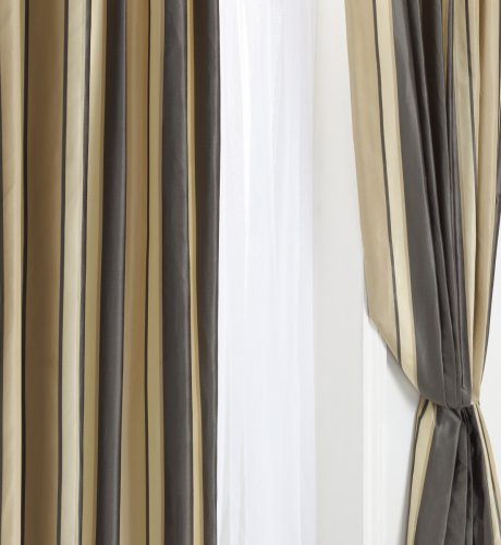Pencil Pleat Anika Stripe Curtains