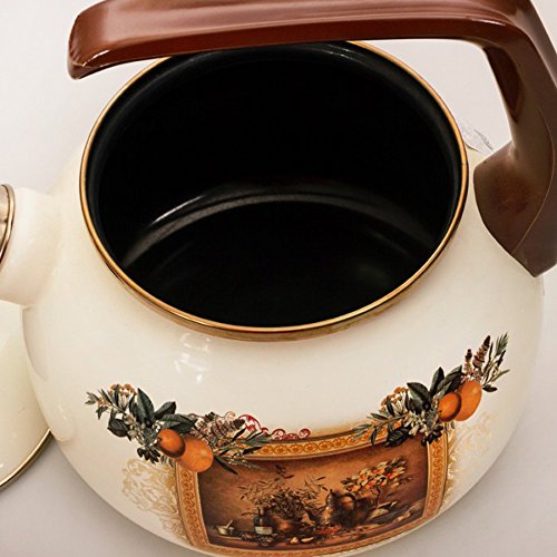 Antique Painting Three-layered, Extra Enamel Coating Kettle