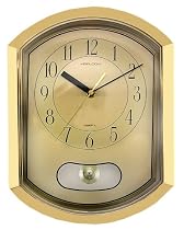 Timekeeper Products LLC 12-1/2-By- 9-Inch Gold Pendulum Clock
