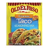 Old El Paso Seasoning, Cheesy Taco, 1.25-Ounce Packets (Pack of 24)