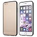 iPhone 6S Plus Case, Totallee Clearback Hybrid, Slim Shock Absorbing TPU Bumper and Clear Thin Hard Transparent Cover for iPhone 6 Plus / 6S Plus (Black)