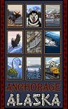 Northwest Art Mall 11 x 17 Poster Anchorage Alaska Collage by Paul A. Lanquist