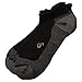 Aetrex Copper Athletic Low Cut Sock, Black, Large