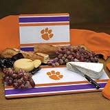 Clemson University Tigers Glass Cutting Board Set