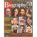 Biography Magazine January 2002 - Sela Ward,jill Hennessy, Orson Welles, Rudolph Giulani, George W Bush, Osama Bin Laden, Tony Blair book cover