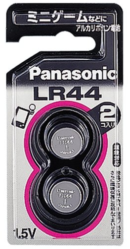 Panasonic LR44/2P アルカリボタン電池〈1.5V〉