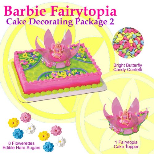 Barbie Cakes - Barbie Fairytopia Do It Yourself Cake Decorating Package 2 - SAVE $2.44 by Decopac