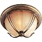 Italia 3 Light Flush Mount - Silver