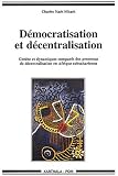 democratisation et decentralisation