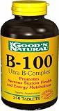 B-100 Ultra B-complex 250 Tab By Good'N Natural