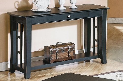 Steve Silver Company Steve Silver Cassidy Black Sofa Table