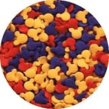 Mickey Mouse Cake Decorations - MICKEY MOUSE PRIMARY EDIBLE Candy Confetti Sprinkles for Cakes, Cupcakes & Cookies