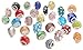 Ten Assorted Colored Murano Glass Bead Charms
