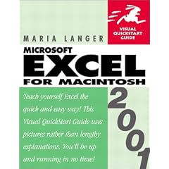 Excel 2001 for Macintosh (Visual QuickStart Guides)
