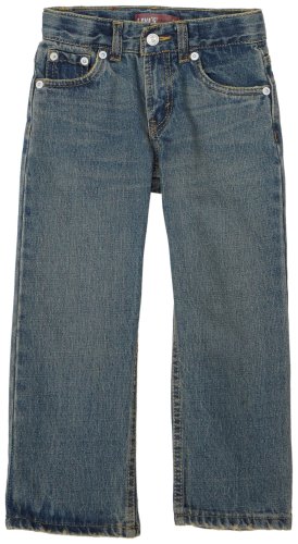 Levi's Boys 569 Loose Straight Jean, Medium Crosshatch, 3T