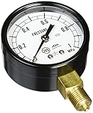 アサダ FA032 圧力計1.0MPa エアーテストコンプレッサ用