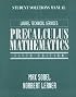 Precalculus Mathematics, 5th edition (Student Solutions Manual)