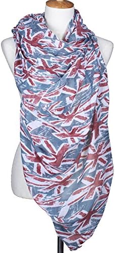 New Fashion Women Oversized Union Jack Scarf London Souvenir Wrap Shawl