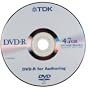1-pack DVD-R Media 4.7GB Single Sided 2.0 Tdk Logo for Authoring
