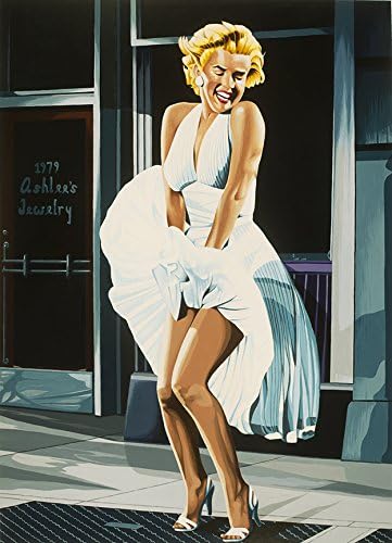 Marilyn Monroe The Seven-Year Itch Movie by Karl Black 18x12 Art Print Poster