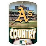 MLB Oakland A's Wood Signs