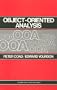 Object-Oriented Analysis (Yourdon Press Computing Series)