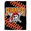 Pittsburgh Pirates MLB Royal Plush Raschel Blanket (Big Stitching Series) (60"x80")