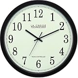 Product details for Plastic Atomic Wall Clock- Black