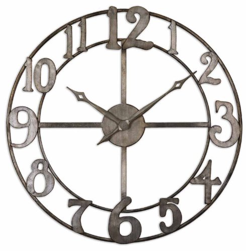 Uttermost 6681 Delevan Open Design Wall Clock