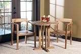 70250 3pc Horizon 30 Inch Round Teak Bistro Set