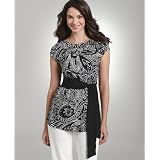 Alfani Top, Short Sleeve Paisley with Wide Belt by var goTwisterProductImageStrings = new Object();goTwisterProductImageStrings['prodImageNotAvailTextNoColor'] = 