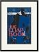 Black Framed/Matted Print 17x23, The Chap Book: Blue Lady