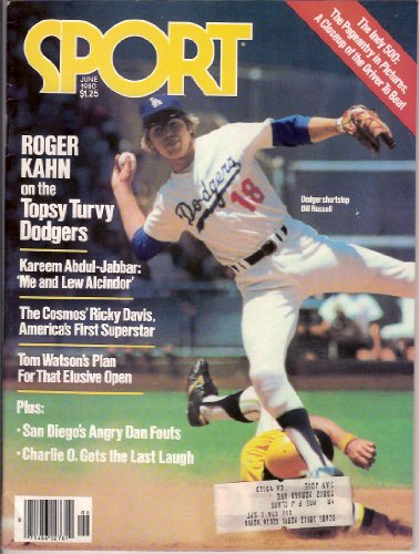 Bill Russell (Sport Magazine) (June 1980) (Los Angeles Dodgers) (Tom Watson) (Kareem Abdul-Jabbar) (Dan Fouts)