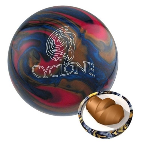 Ebonite Cyclone Navy/Pink/Gold Bowling Ball