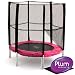 Plum 6' Trampoline and Enclosure Pink