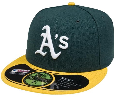 MLB Oakland Athletics Home AC On Field 59Fifty Fitted Cap-700