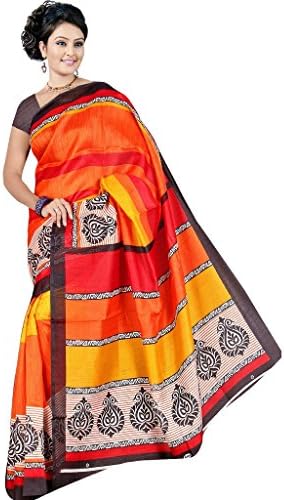 Fancy Desginer Bhagalpuri Silk Sarees With Blouse GF17
