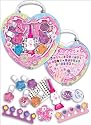 Girls Boutique CUTIE PIE Nail Polish and nail art stickers and gem set! Cute HEART Plastic carry kit to take with!