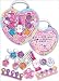 Girls Boutique CUTIE PIE Nail Polish and nail art stickers and gem set! Cute HEART Pl...