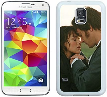 Galaxy S5 Cases Designed With Pride And Prejudice Elizabeth Bennet Mr Darcy Matthew Macfadyen Keira Knightley White Case for Samsung Galaxy S5
