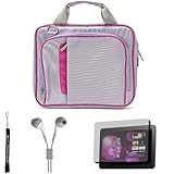 Pink Travel Smart Carrying Case with Optional Adjustable Shoulder Strap For ....