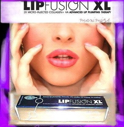 *LIP FUSION XL* 2X Micro-Injected COLLAGEN +HA ADVANCED Lip Plumping NIGHT THERAPY.
