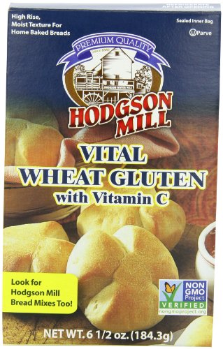 Hodgson Mill Vital Wheat Gluten with Vitamin C, 6.5-Ounce Boxes (Pack of 8)