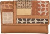Fossil Wallet - Pop Stitch Multifunction (Color: Multi Brown)