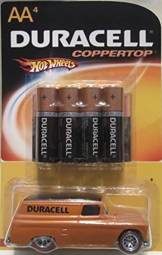 Hot Wheels Custom '55 Chevy Panel Duracell Coppertop Real Riders Rubber Wheels 1:64 Scale Collectible Die Cast Car Model Code-3 Limited Edition #18 of 25 Made !!!