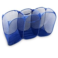 Relaxdays Falt W�schekorb W�schesammler W�schesortierer Pop-Up 3 F�cher