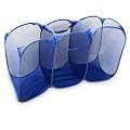 Relaxdays Falt W�schekorb W�schesammler W�schesortierer Pop-Up 3 F�cher