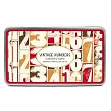 Cavallini Vintage Numbers Set of 10 Rubber Stamps