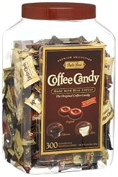 Bali's Best Coffee Candy Assortment, Original, Espresso & Latte, 300-Count Jars (Pack of 4)